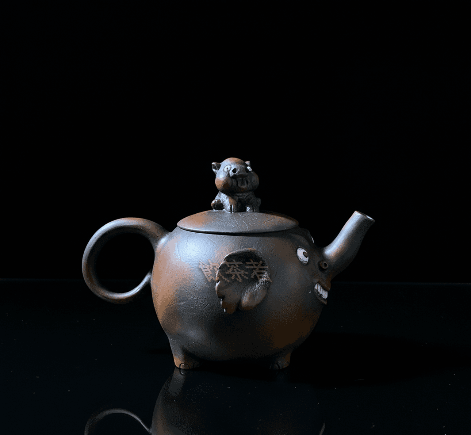 Crazy kiln Chen Jianshui Teapot